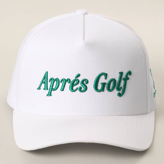 Après Golf 3D Embroidered Two-Tone Trucker Hat: WHT-WHT / ONE SIZE