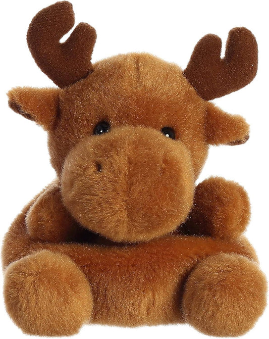 5" Plush Pal Cinnamon Moose Palm Pals Stuffed Animal