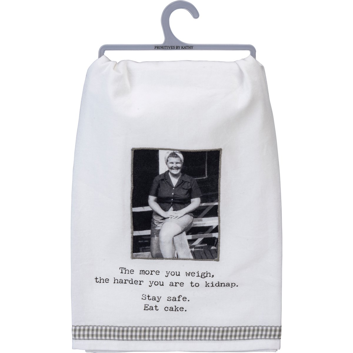 Stay Safe Eat Cake Kitchen Towel
