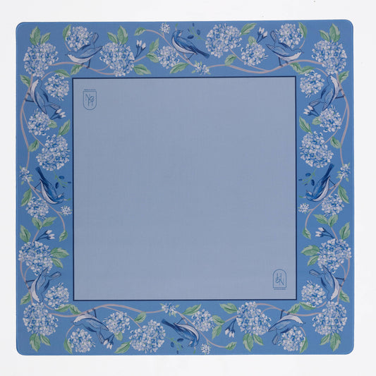 Blue Hydrangea Bird Mat