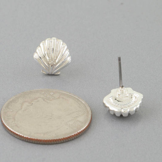 Classic Seashell Stud Earrings: SL