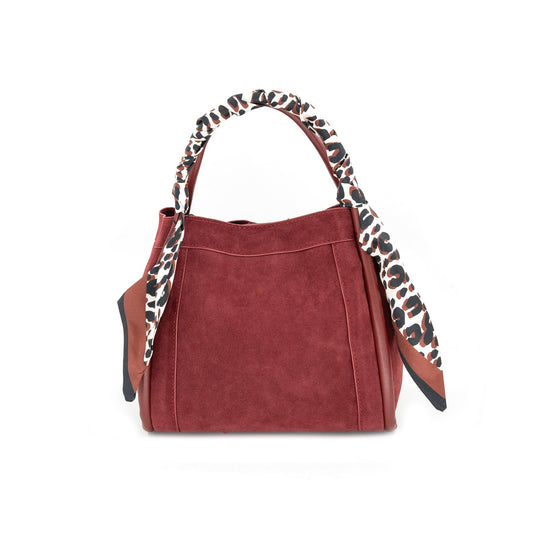 Fall Bucket Bag : Burgundy