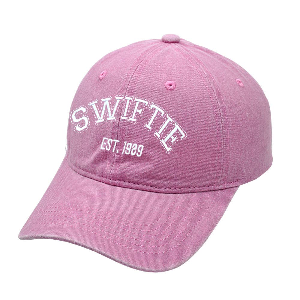 Taylor Swift Baseball Cap Swiftie Embroidered Baseball Cap: Pink