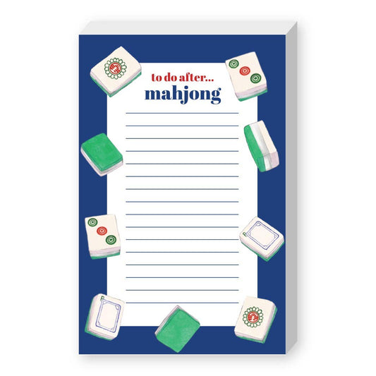 To Do After Mahjong Pudgy List Notepad