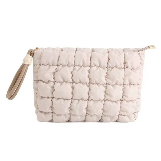 Spring Puff Cosmetic Bag: Earth