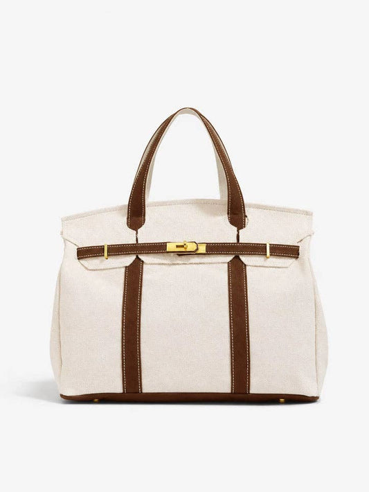 The Weekender Distressed Tote: Chocolate Brown
