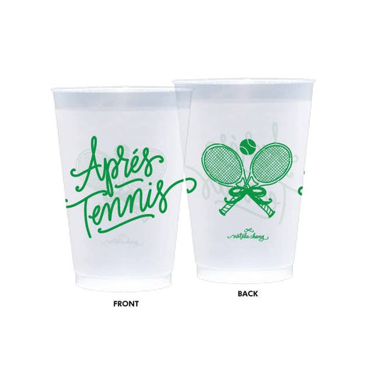 Aprés Tennis | Cups & Napkins: FROST FLEX Cups