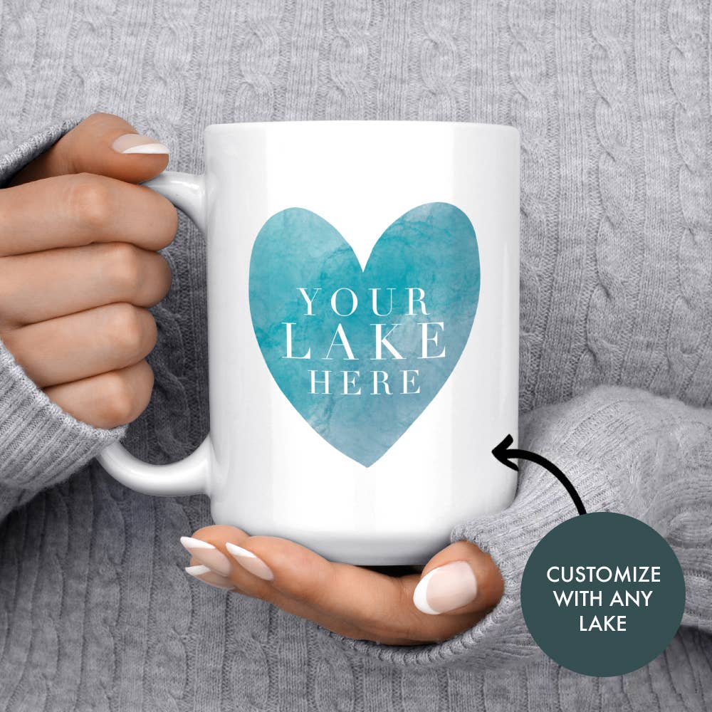 Custom Lake Mug- Ridgefield