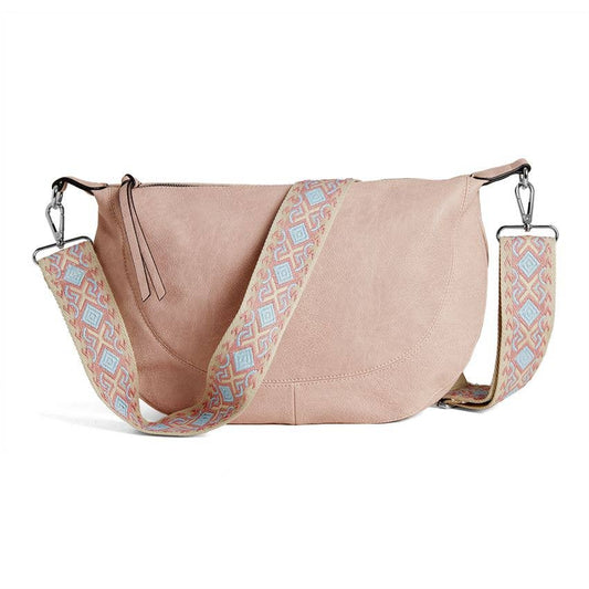 Mika Crossbody: Dusty Rose