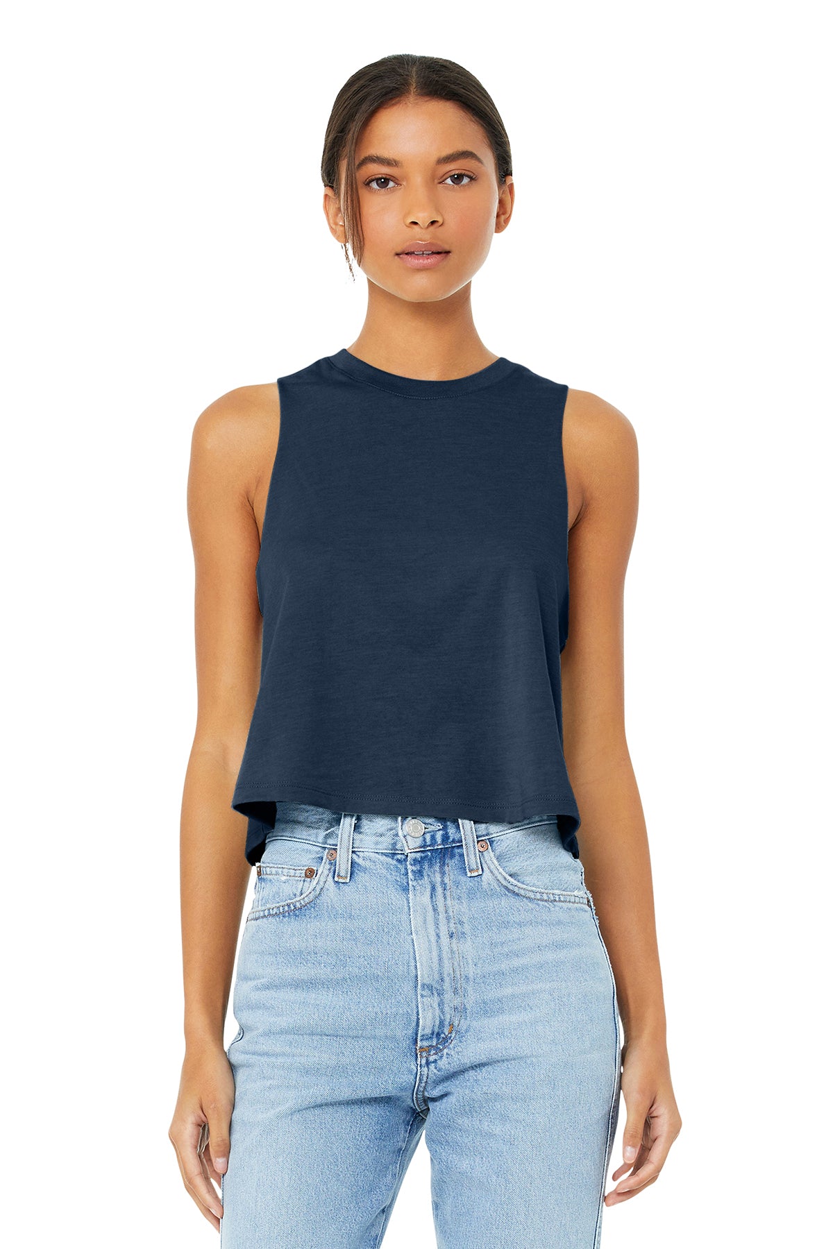 BELLA+CANVAS® Women’s Racerback Cropped Tank