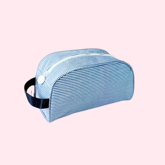 Navy Preppy Stripe Traveler-Wipeable