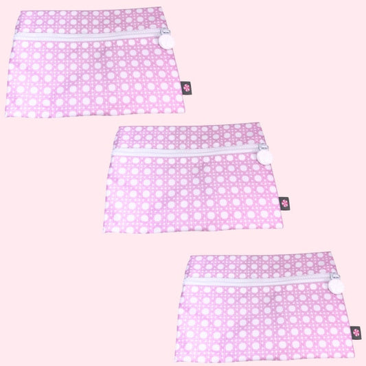 Pink Bungalow Cosmo Bag-Wipeable