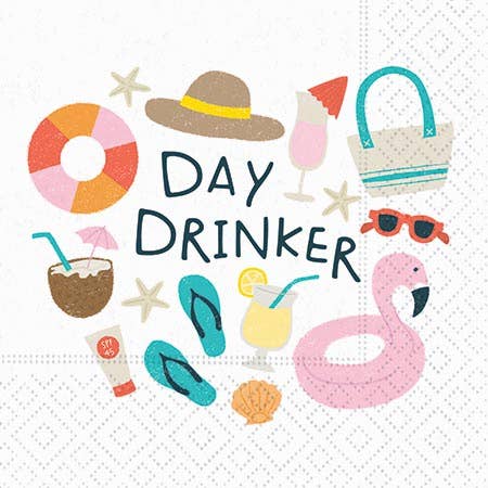 Day Drinker Beverage Napkin