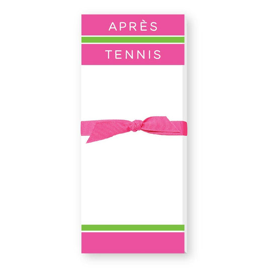Apres Tennis Skinnie Notepad