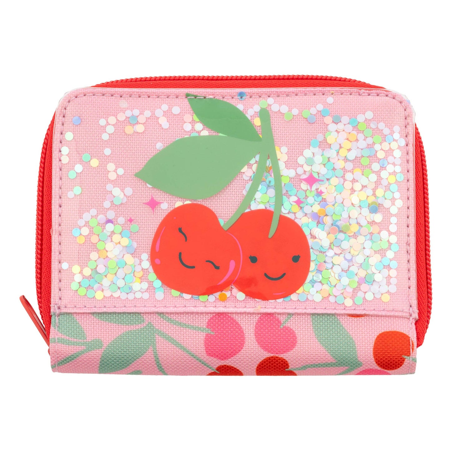 Glitter Wallet: Cherry