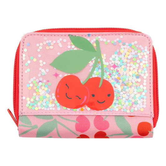Glitter Wallet: Cherry
