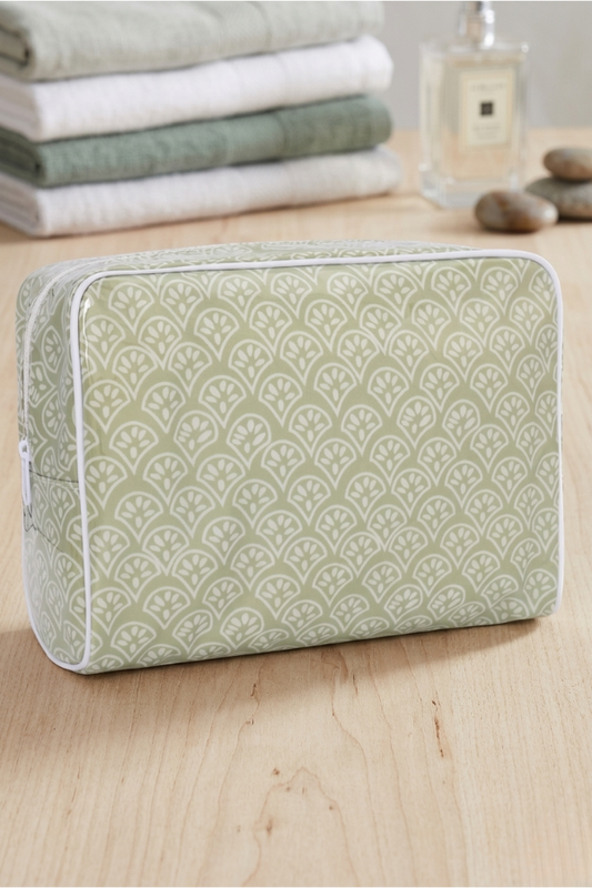 Jessa Green Clear Coat Cosmetic Bag