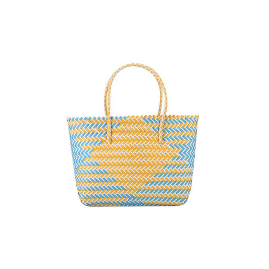 Basket Weave Pattern Tote Bag: YL