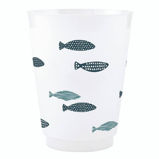 Frost Cups - Fishes - Set of 8