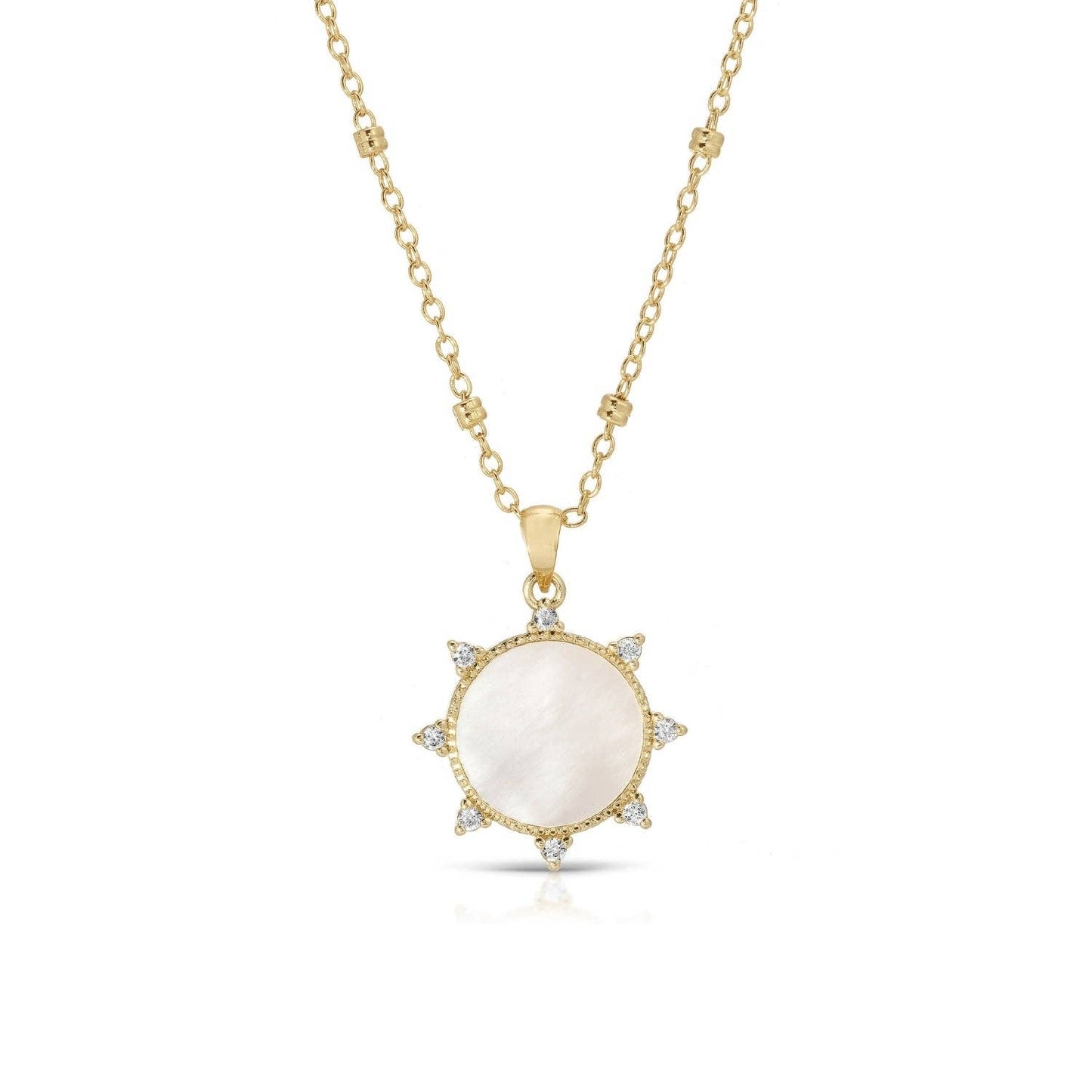 Radiant Sunburst Pendant Necklace