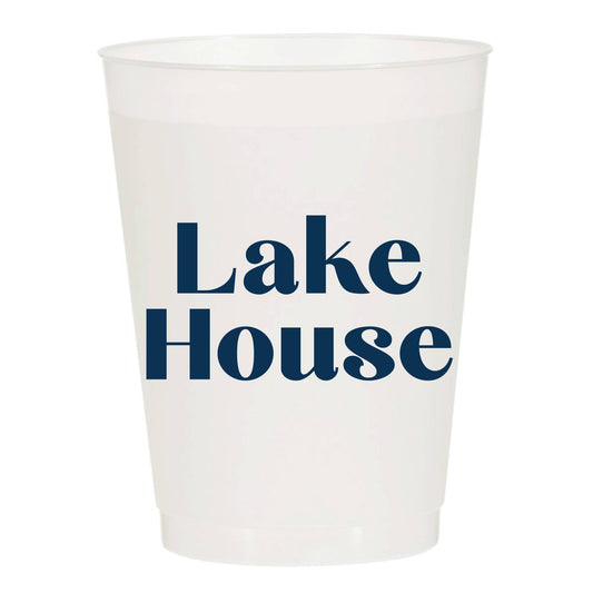 Lake House Summer Frosted Cups- Summer