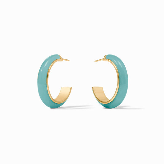 Amalfi Hoop - Aqua - Medium