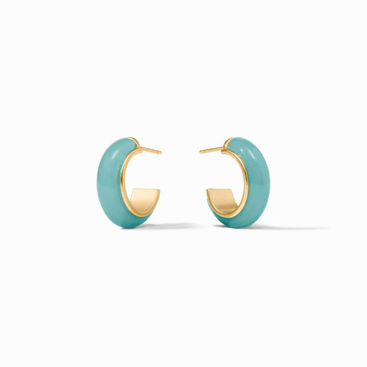 Amalfi Hoop - Aqua - Small