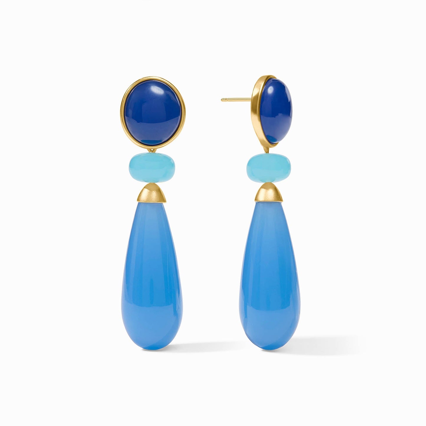 Amalfi Statement Earring - Aqua Multi