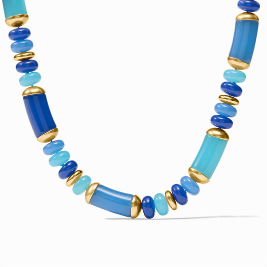 Amalfi Statement Necklace - Aqua Multi