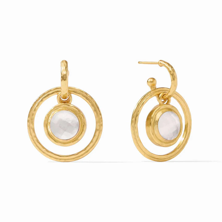 Astor 6-in-1 Charm Earring - Iridescent Clear Crystal