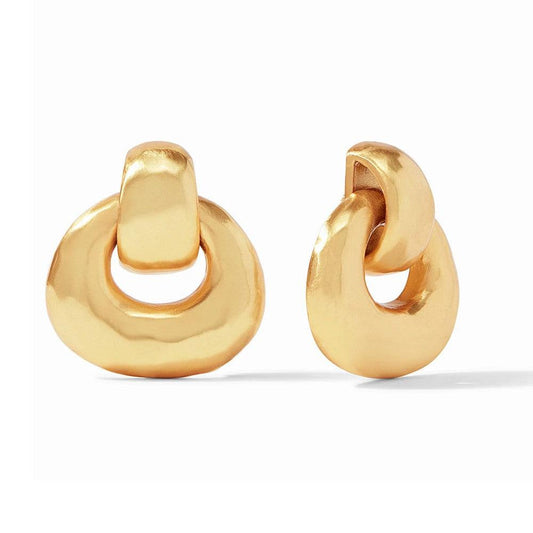 Avalon Demi Doorknocker Earring - Gold