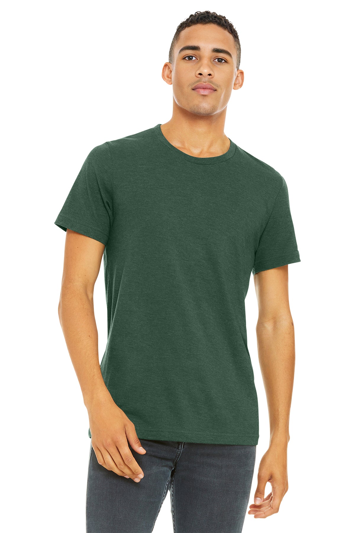 BELLA+CANVAS¨ Unisex Heather CVC Short Sleeve Tee