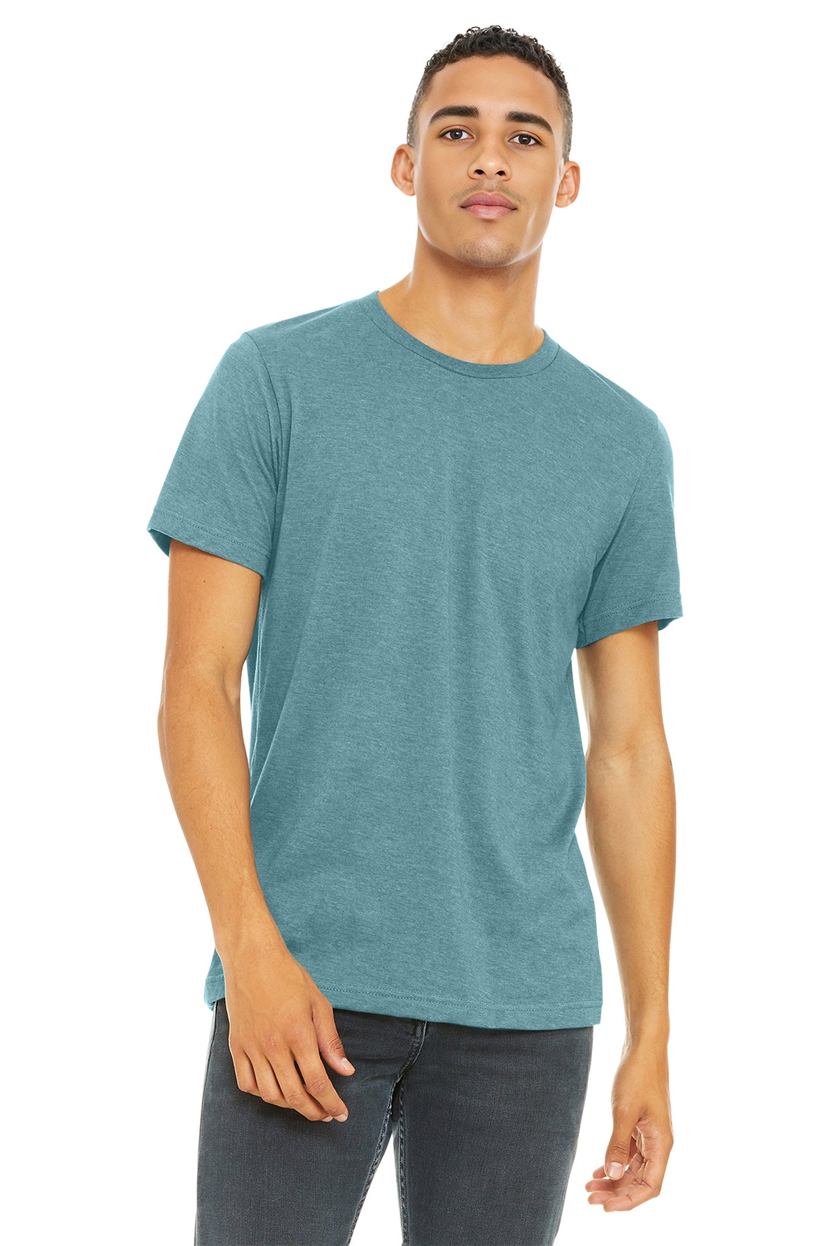 BELLA+CANVAS¨ Unisex Heather CVC Short Sleeve Tee