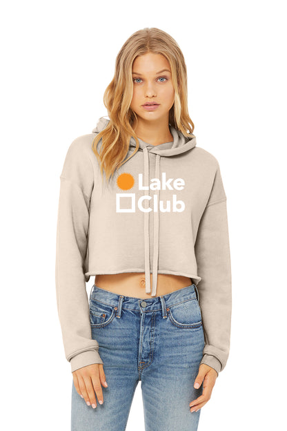 BELLA+CANVAS Womens Sponge Fleece Cropped Fleece Hoodie