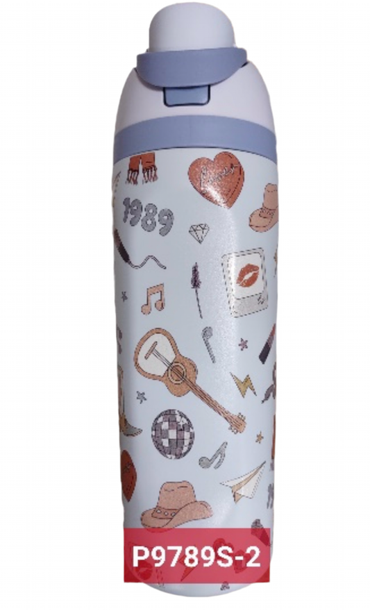 Taylor Swift ERAS Inspired 20 oz Insulated Tumbler, Blue