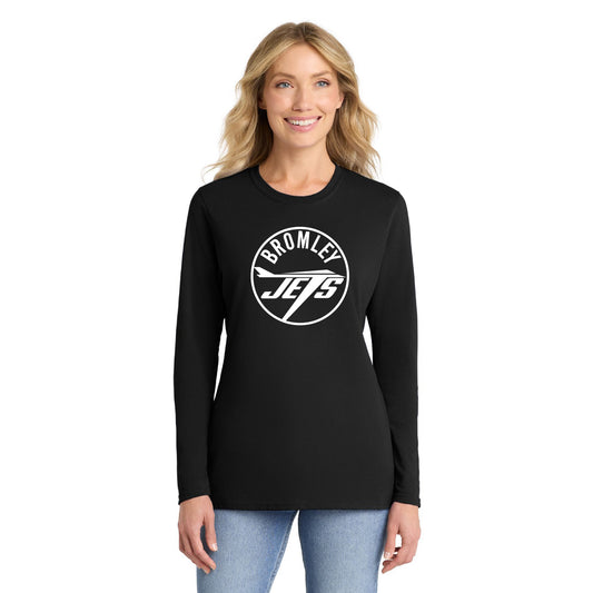 Port & Co™ Women's Long Sleeve Core Cotton Tee