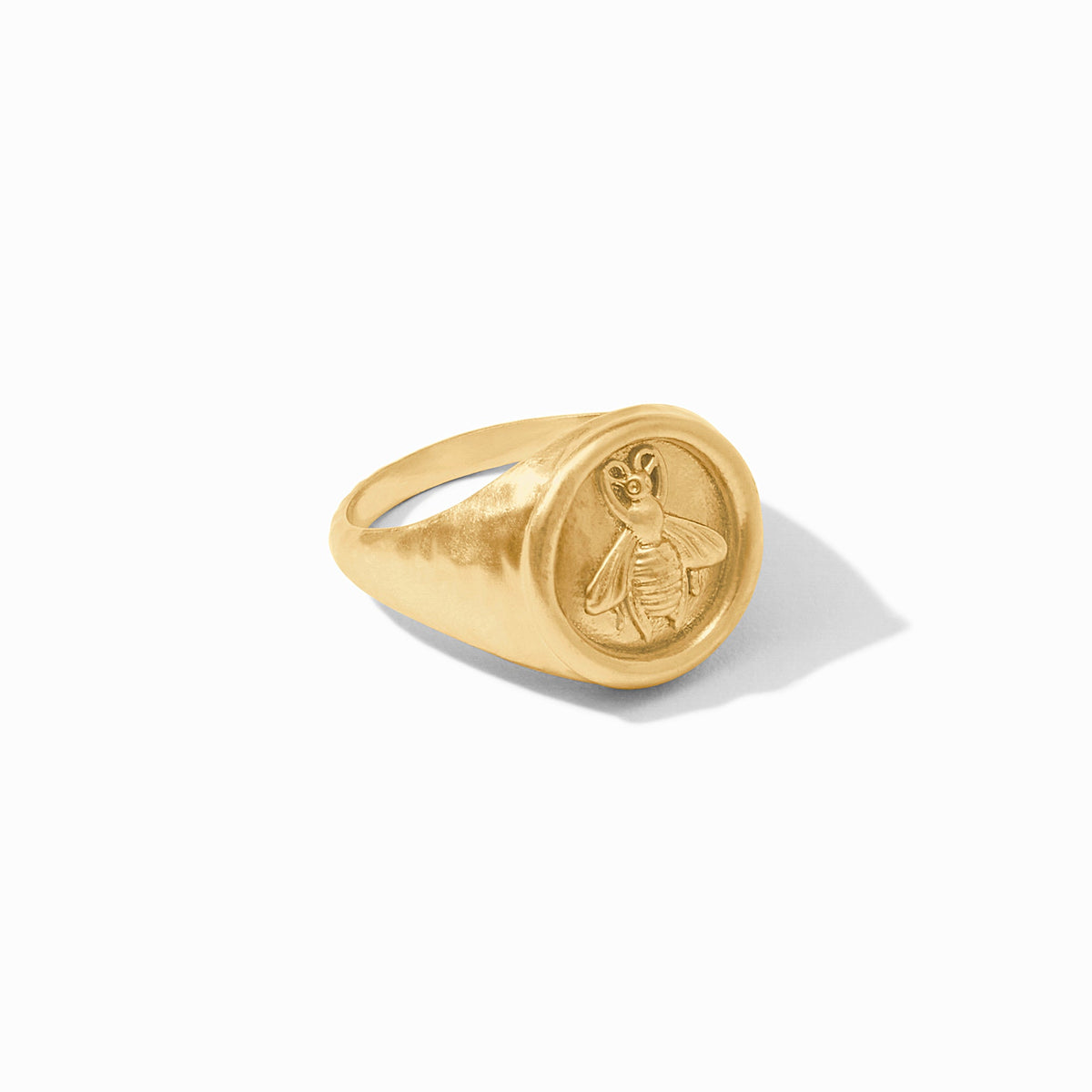 Bee Signet Ring in Gold