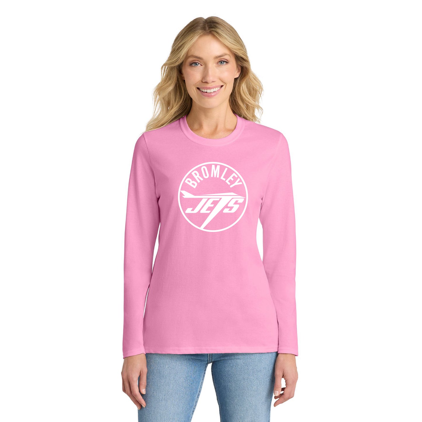 Port & Co™ Women's Long Sleeve Core Cotton Tee