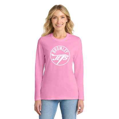 Port & Co™ Women's Long Sleeve Core Cotton Tee