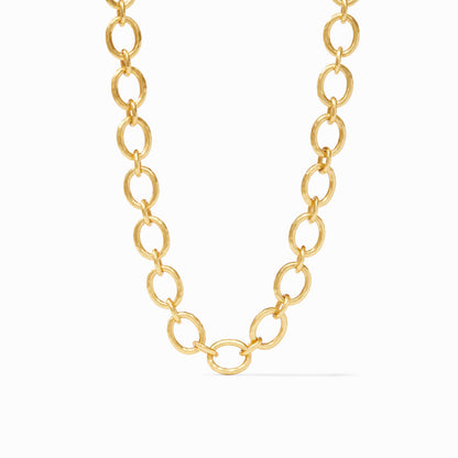 Catalina Demi Link Necklace in Pearl