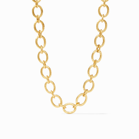 Catalina Demi Link Necklace in Pearl