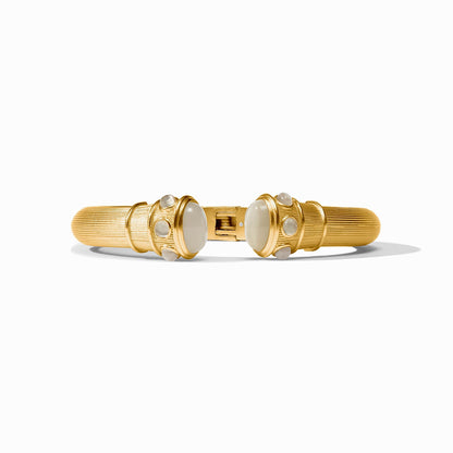 Cobblestone Demi Cuff in Ivory Cat's Eye