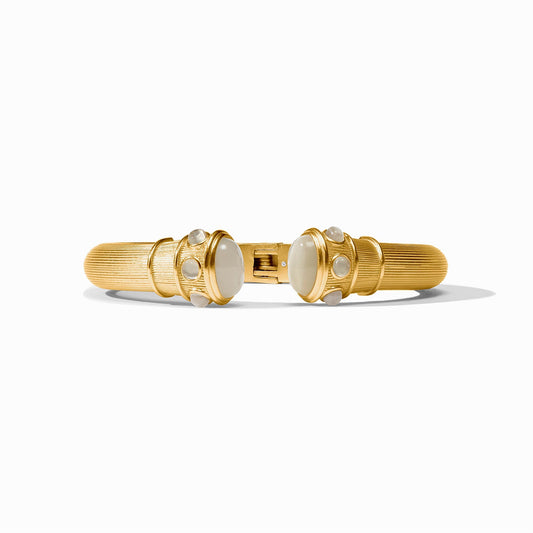 Cobblestone Demi Cuff in Ivory Cat's Eye