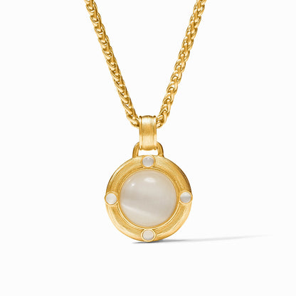 Cobblestone Demi Necklace in Ivory Cat's Eye