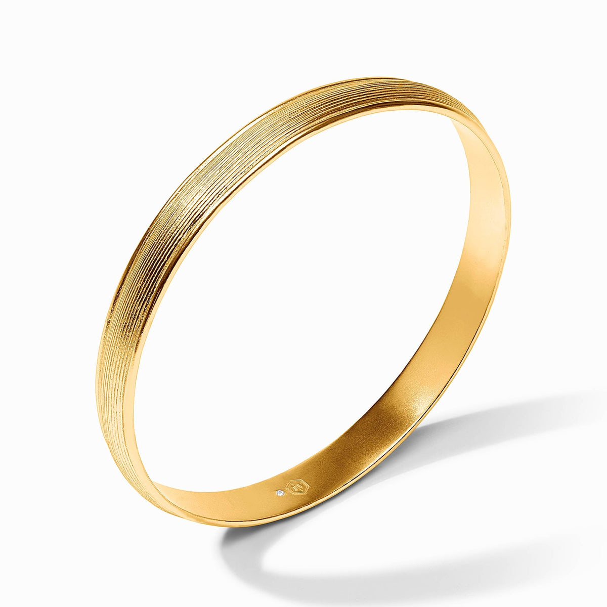 Cobblestone Stacking Bangle in Gold