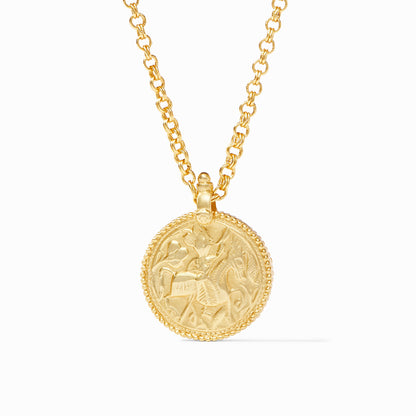 Coin Pendant in Gold
