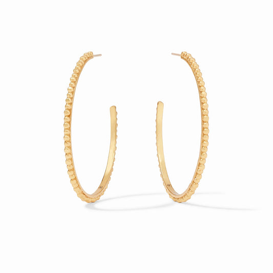 Colette Bead Hoop - Gold - XL