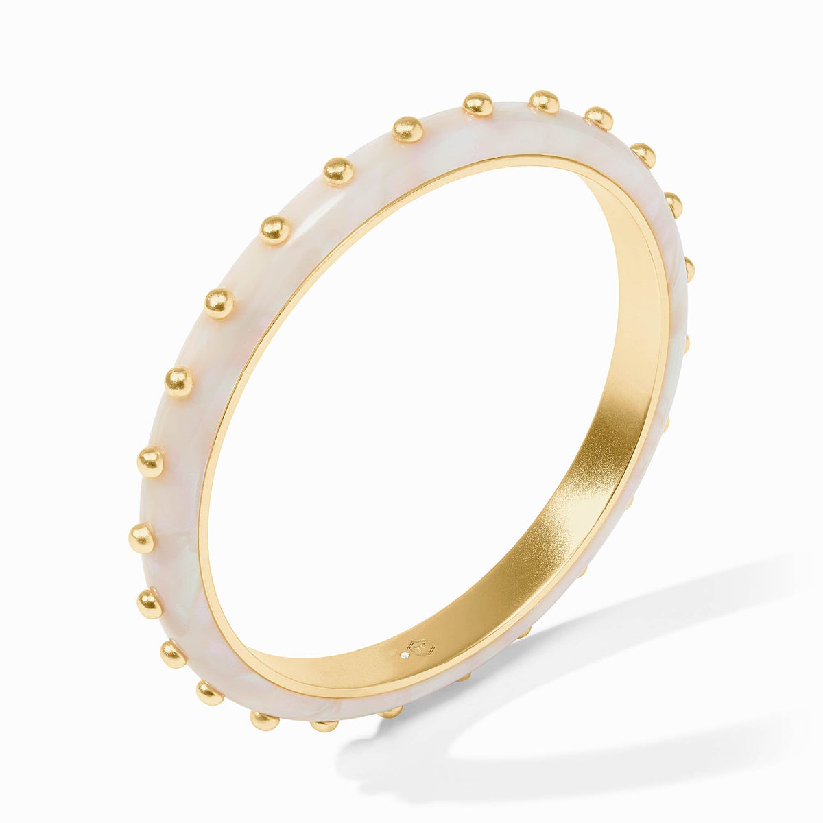 Colette Bangle in Alabaster