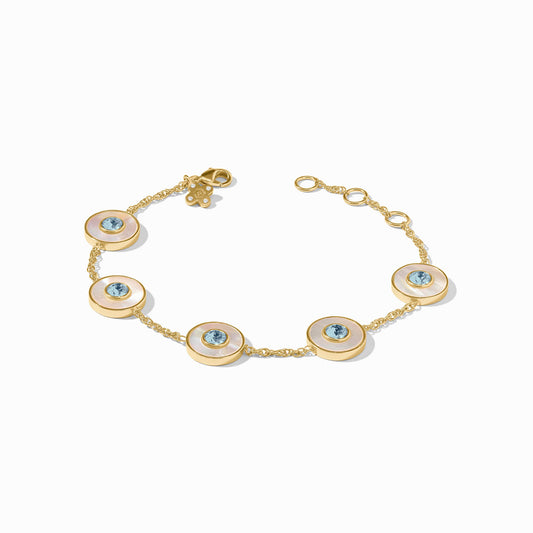 Colette Delicate Bracelet - Chalcedony Blue
