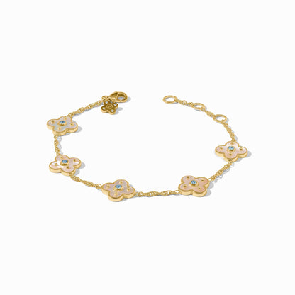 Colette Delicate Bracelet in Chalcedony Blue